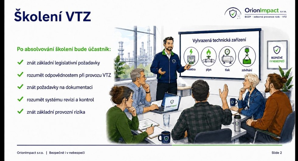 Cíl školení VTZ